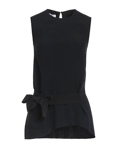 DONDUP Top Black 50% Acetate, 50% Viscose