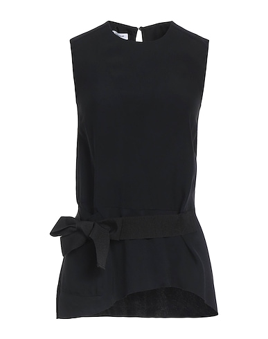 DONDUP Top NERO 50% Acetate, 50% Viscose