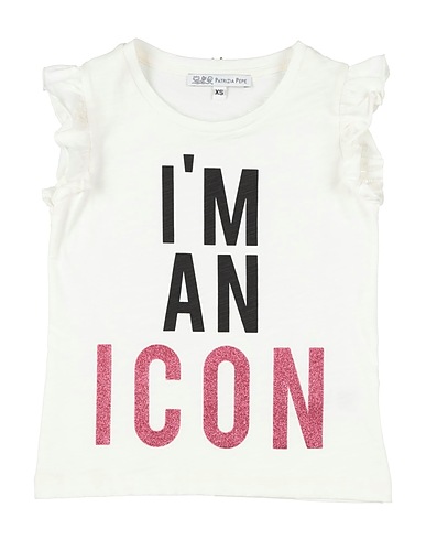 PATRIZIA PEPE Футболка BIANCO 100% Хлопок