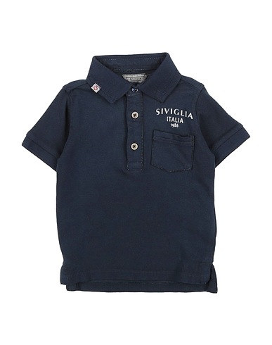 SIVIGLIA Polo shirt Midnight blue 100% Cotton