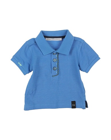 DANIELE ALESSANDRINI Polo Azzurro 95% Cotone, 5% Elastan