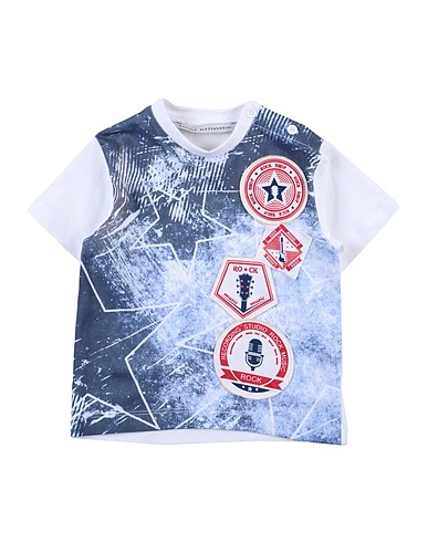 DANIELE ALESSANDRINI T-shirt Blu notte 95% Cotone, 5% Elastan