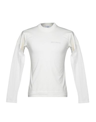 VETEMENTS T-shirt Blanc 100% Coton