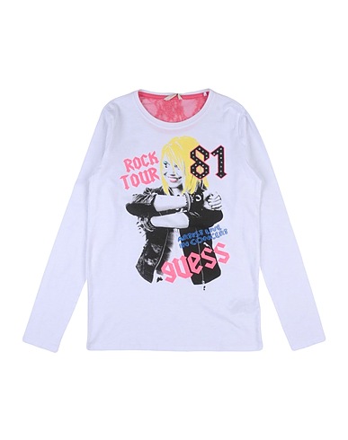 GUESS T-shirt White 100% Cotton