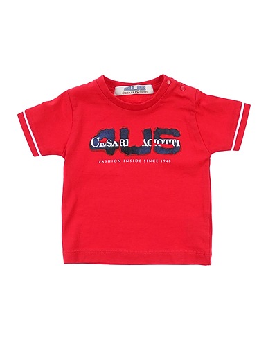 PACIOTTI 4US T-shirt Red 100% Cotton