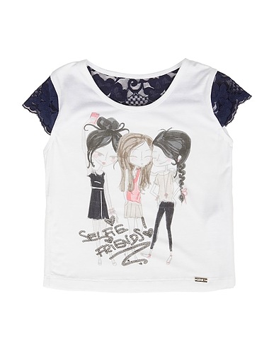 LIU •JO T-shirt White 95% Viscose, 5% Elastane, Polyamide