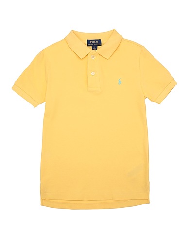 POLO RALPH LAUREN Poloshirt Gelb 100% Baumwolle