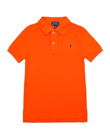 POLO RALPH LAUREN Polo shirt Orange 100% Cotton