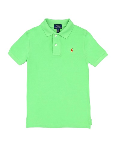 POLO RALPH LAUREN Polo shirt Lime green 100% Cotton