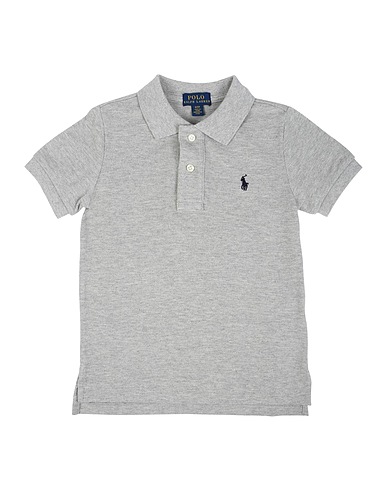 POLO RALPH LAUREN Polo shirt Light grey 100% Cotton