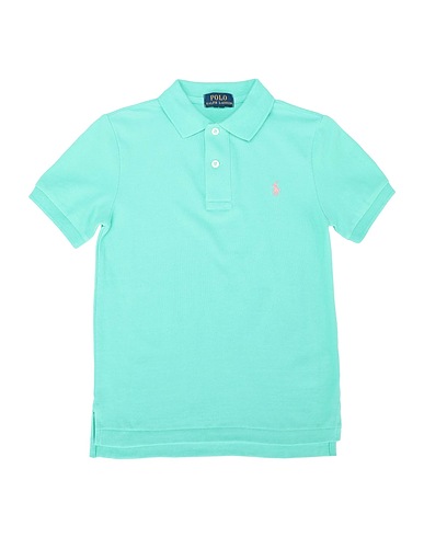 POLO RALPH LAUREN Polo shirt Light green 100% Cotton
