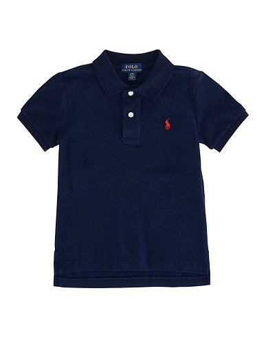 POLO RALPH LAUREN Polo shirt BLU NOTTE 100% Cotton