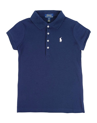 POLO RALPH LAUREN Polo shirt Midnight blue 98% Cotton, 2% Elastane