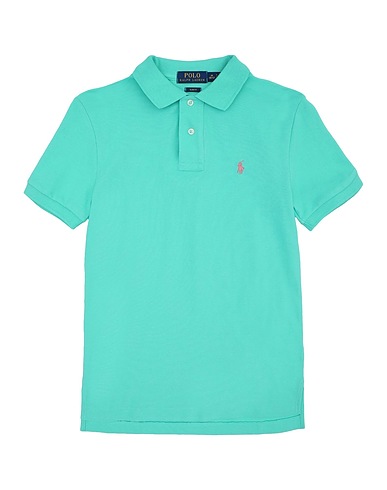 POLO RALPH LAUREN Polo shirt Light green 100% Cotton