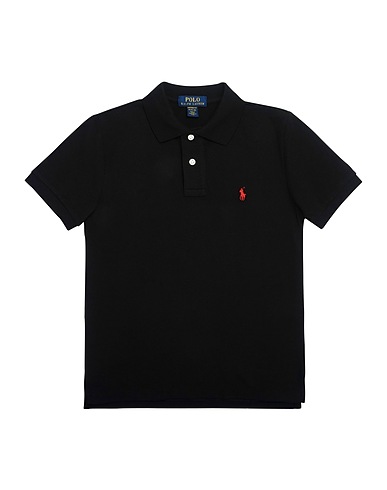 POLO RALPH LAUREN Polo Nero 100% Cotone