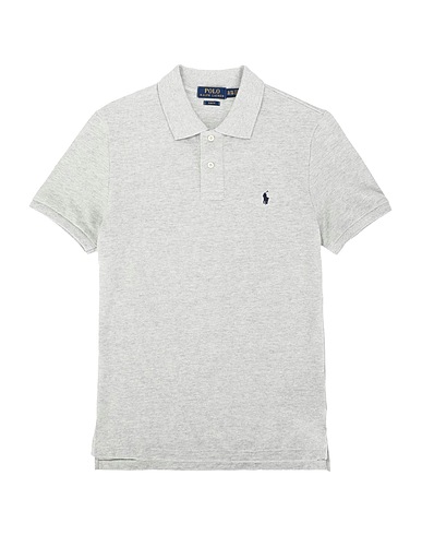 POLO RALPH LAUREN Polo shirt Light grey 100% Cotton
