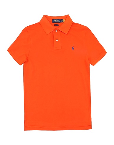 POLO RALPH LAUREN Polo shirt Orange 100% Cotton