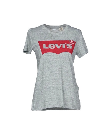 LEVI'S T-shirt Grey 100% Cotton