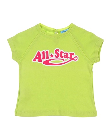 CONVERSE T-shirt Verde chiaro 100% Cotone