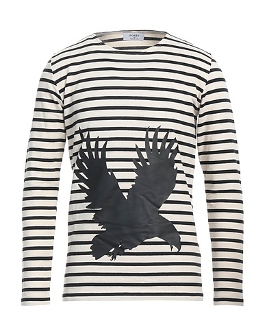 PORTS 1961 Sweatshirt Elfenbein 75% Baumwolle, 25% Polyester, Polyurethan