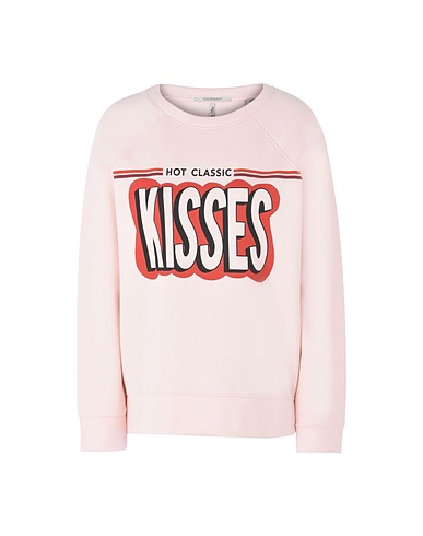 MAISON SCOTCH Sweatshirt Light pink 85% Viscose, 15% Polyester