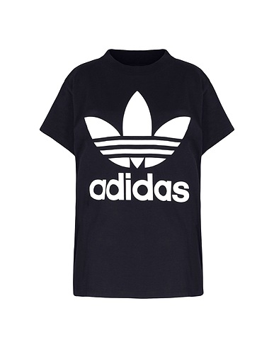 ADIDAS ORIGINALS T-shirt BIG TREFOIL TEE
 Black 100% Cotton