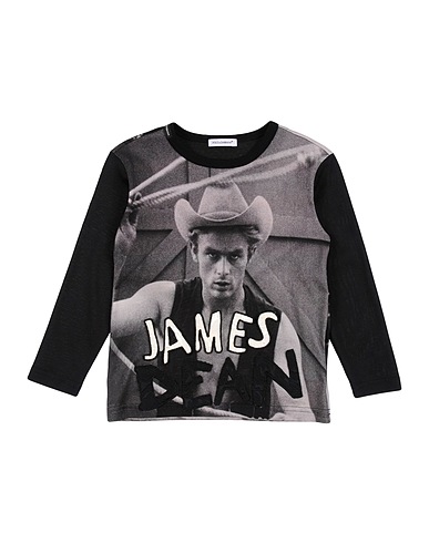 DOLCE&GABBANA T-shirt Lead 100% Cotton, Silk, Polyester