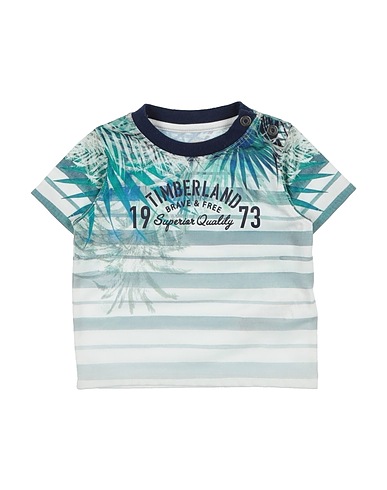 TIMBERLAND T-shirt Blue 100% Polyester, Elastane