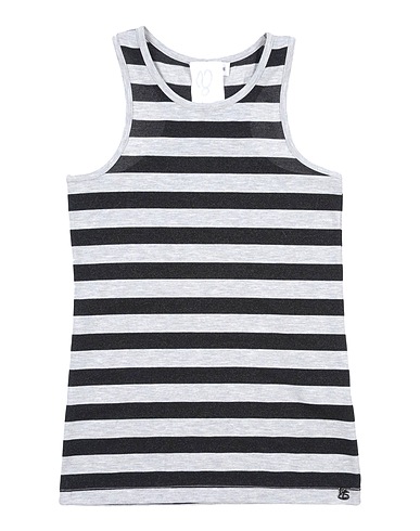 SO TWEE by MISS GRANT T-shirt Black 50% Viscose, 45% Polyester, 5% Elastane