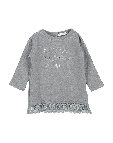 BYBLOS Sweatshirt Grey 95% Cotton, 5% Elastane