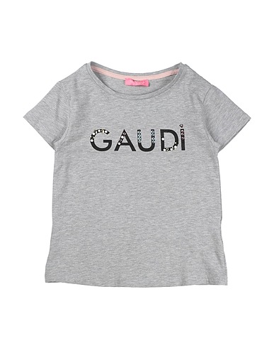 GAUDÌ T-shirt Grey 95% Cotton, 5% Elastane