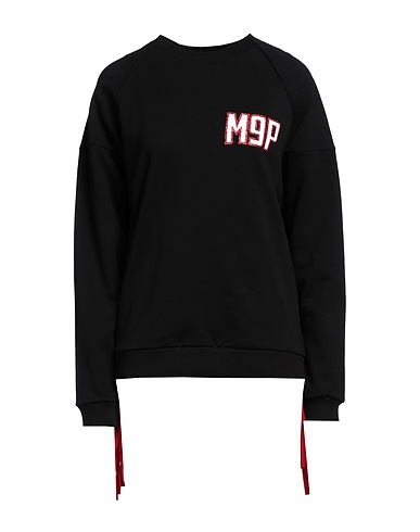 MAISON 9 Paris Sweatshirt Schwarz 100% Baumwolle