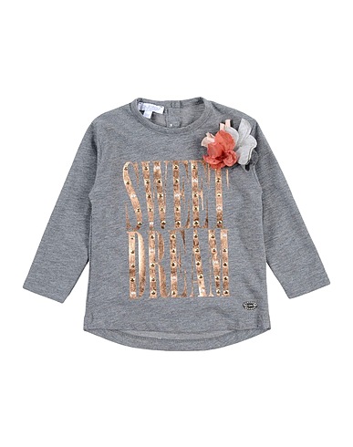 BYBLOS T-shirt Grey 67% Cotton, 33% Polyester