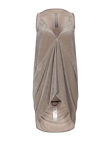 RICK OWENS Top Taupe 83% Viscose, 17% Silk
