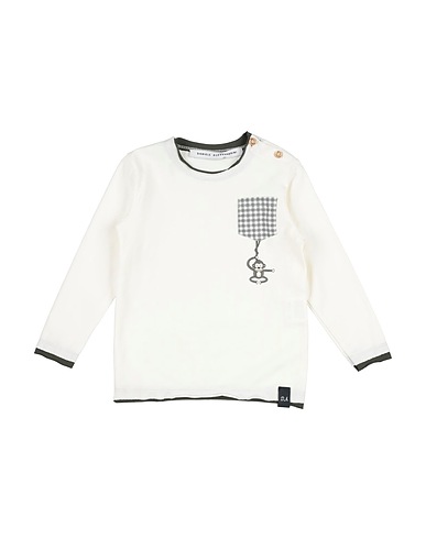 DANIELE ALESSANDRINI T-shirt Ivory 90% Cotton, 10% Elastane