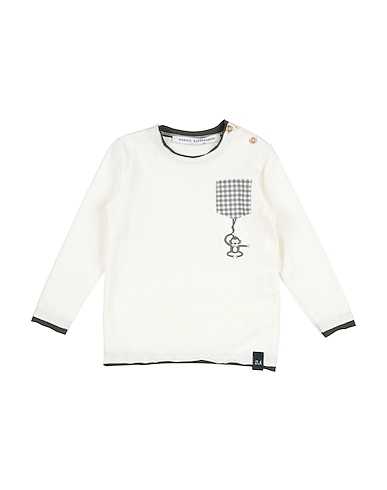 DANIELE ALESSANDRINI T-shirt AVORIO 90% Cotton, 10% Elastane