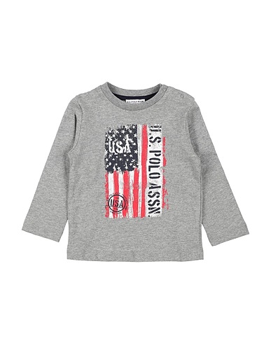 U.S.POLO ASSN. T-shirt Grey 100% Cotton