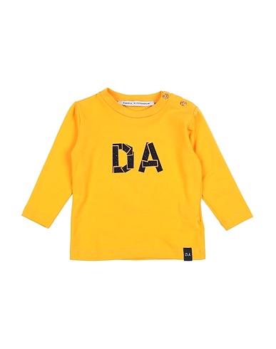 DANIELE ALESSANDRINI T-shirt Giallo 90% Cotone, 10% Elastan