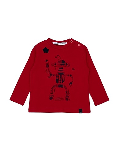 DANIELE ALESSANDRINI T-shirt Rosso 95% Cotone, 5% Elastan