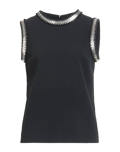 DSQUARED2 Top Black 66% Viscose, 30% Acetate, 4% Elastane