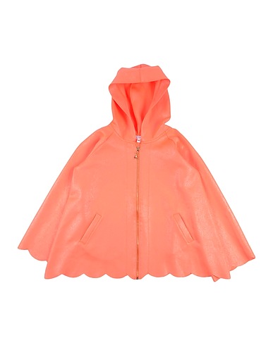 PATRIZIA PEPE Hooded track jacket  Coral 95% Polyester, 5% Elastane