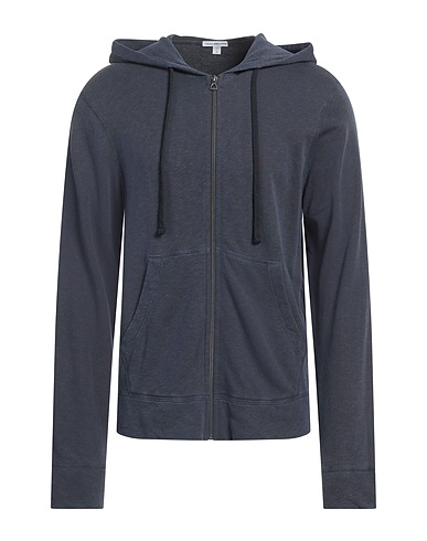 JAMES PERSE Felpa STANDARD Blu navy 100% SUPIMA®