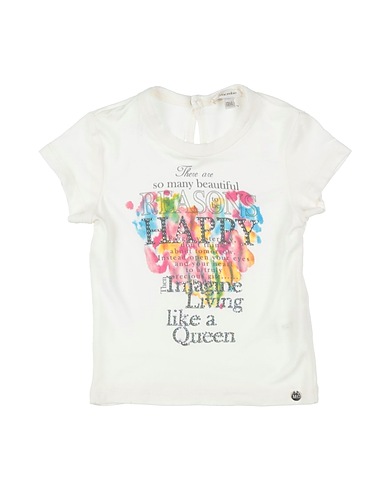 MICROBE by MISS GRANT T-shirt White 93% Viscose, 7% Elastane