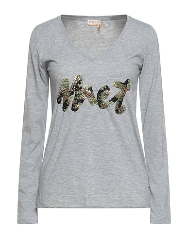 MET JEANS T-shirt Grey 100% Cotton