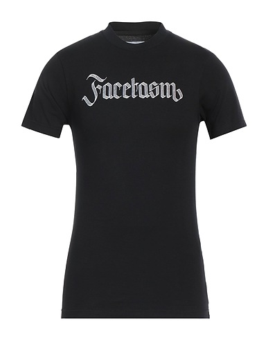 FACETASM T-shirt Black 100% Cotton