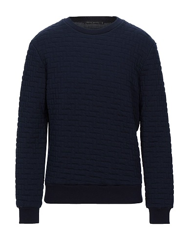 BRIAN DALES Felpa Blu notte 50% Cotone, 30% Lana, 20% Poliestere