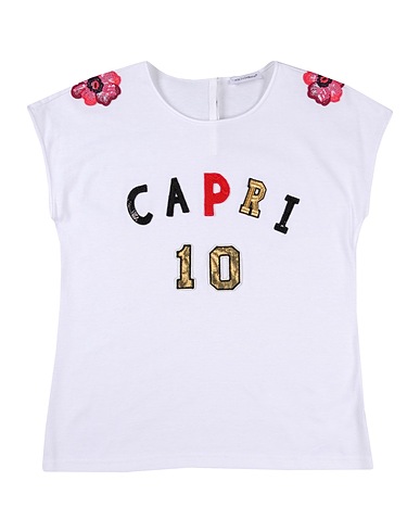 DOLCE&GABBANA T-shirt White 100% Cotton, Polyester, Viscose, Acetate, Silk