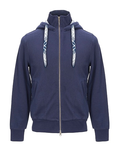 SUN 68 Hooded track jacket  Midnight blue 100% Cotton