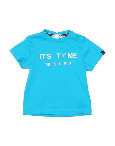 PEUTEREY T-shirt Turquoise 100% Cotton