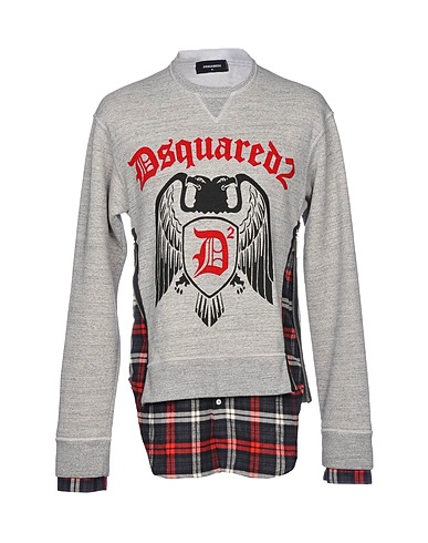 DSQUARED2 Sweatshirt Grey 100% Cotton